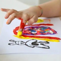 Primo Vingerverf Basiskleuren (4st) -Kinderspeelgoedwinkel image 2451