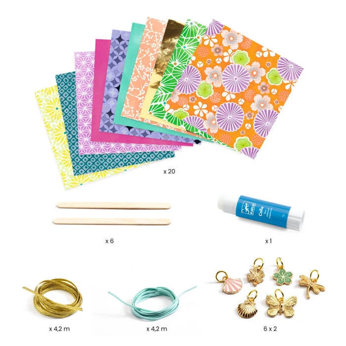 Djeco Do It Yourself - Armbandjes Van Papieren Kralen 5 Djeco Do It Yourself - Armbandjes Van Papieren Kralen - Afbeelding 3