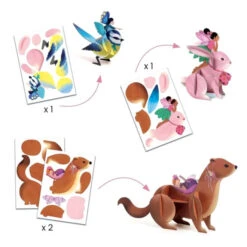 Djeco Knutseldoos Groot - Elfen -Kinderspeelgoedwinkel image 2477