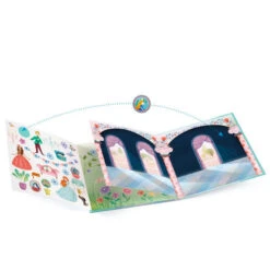Djeco Herbruikbare Stickers - Prinsessen Kasteel -Kinderspeelgoedwinkel image 2483