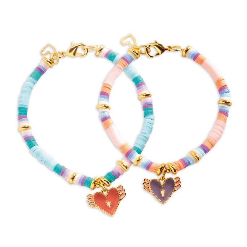 Djeco You & Me Armbandjes - Heishi Hartjes 4 Djeco You & Me Armbandjes - Heishi Hartjes - Afbeelding 2