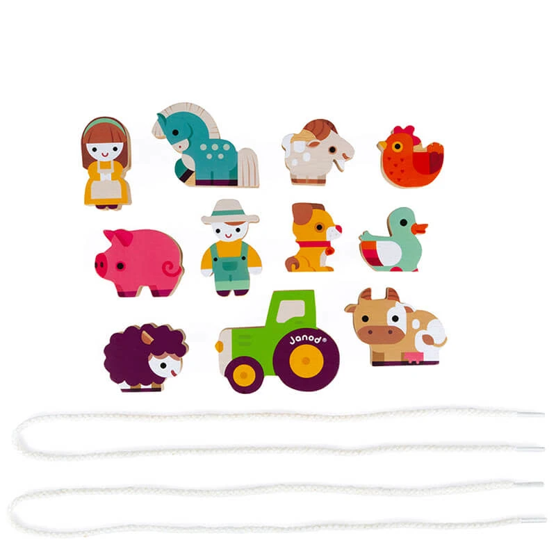 Janod Rijgkralen Boerderij 5 Janod Rijgkralen Boerderij - Afbeelding 3