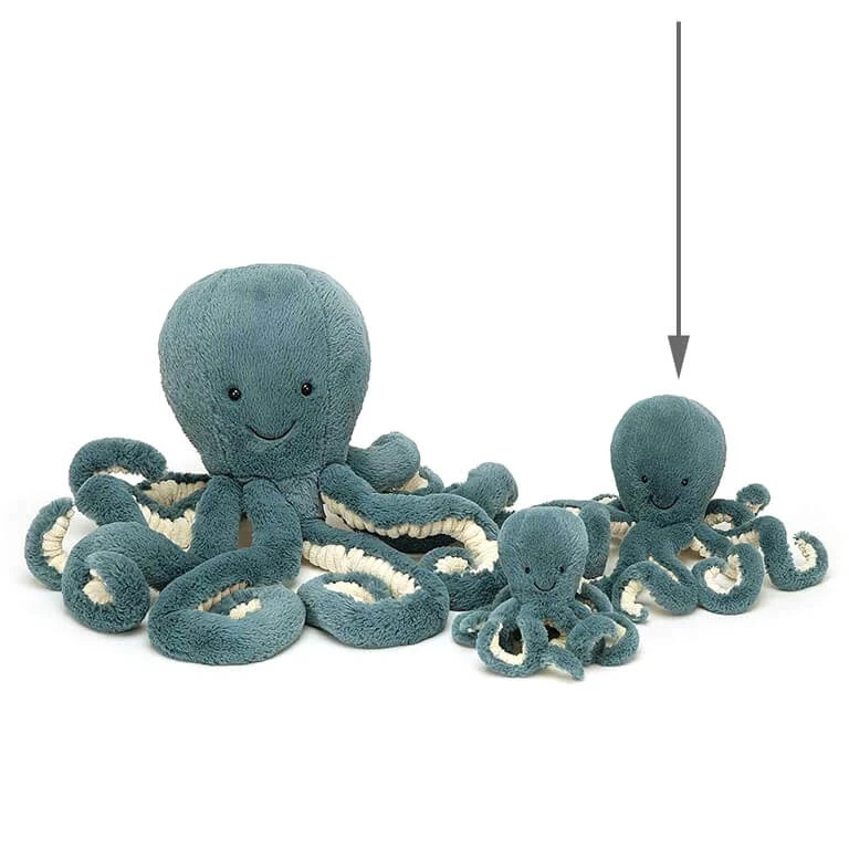 Jellycat Storm Octopus Little 4 Jellycat Storm Octopus Little - Afbeelding 2