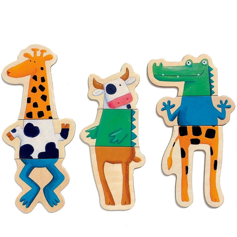 Djeco Magneten Gekke Dieren 4 Djeco Magneten Gekke Dieren - Afbeelding 2