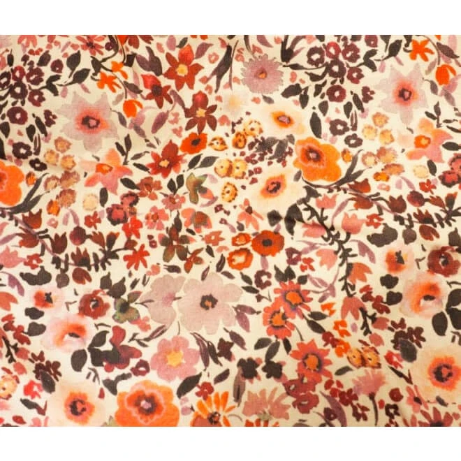 Rieten Poppenwagen Retro Flowers 4 Rieten Poppenwagen Retro Flowers - Afbeelding 2