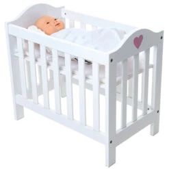 Poppenbedje Wit/roze Verstelbaar -Kinderspeelgoedwinkel image 278