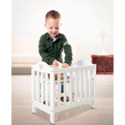 Poppenbedje Wit/roze Verstelbaar -Kinderspeelgoedwinkel image 279