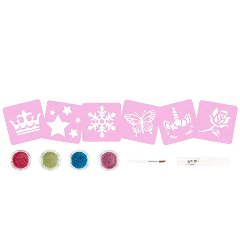 Glitter Tattoo Set 5 Glitter Tattoo Set - Afbeelding 3
