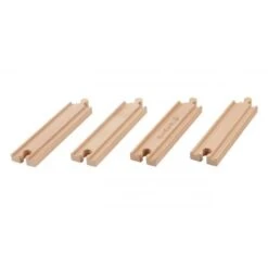 EverEarth Treinbaan Rechte Stukken (4st)