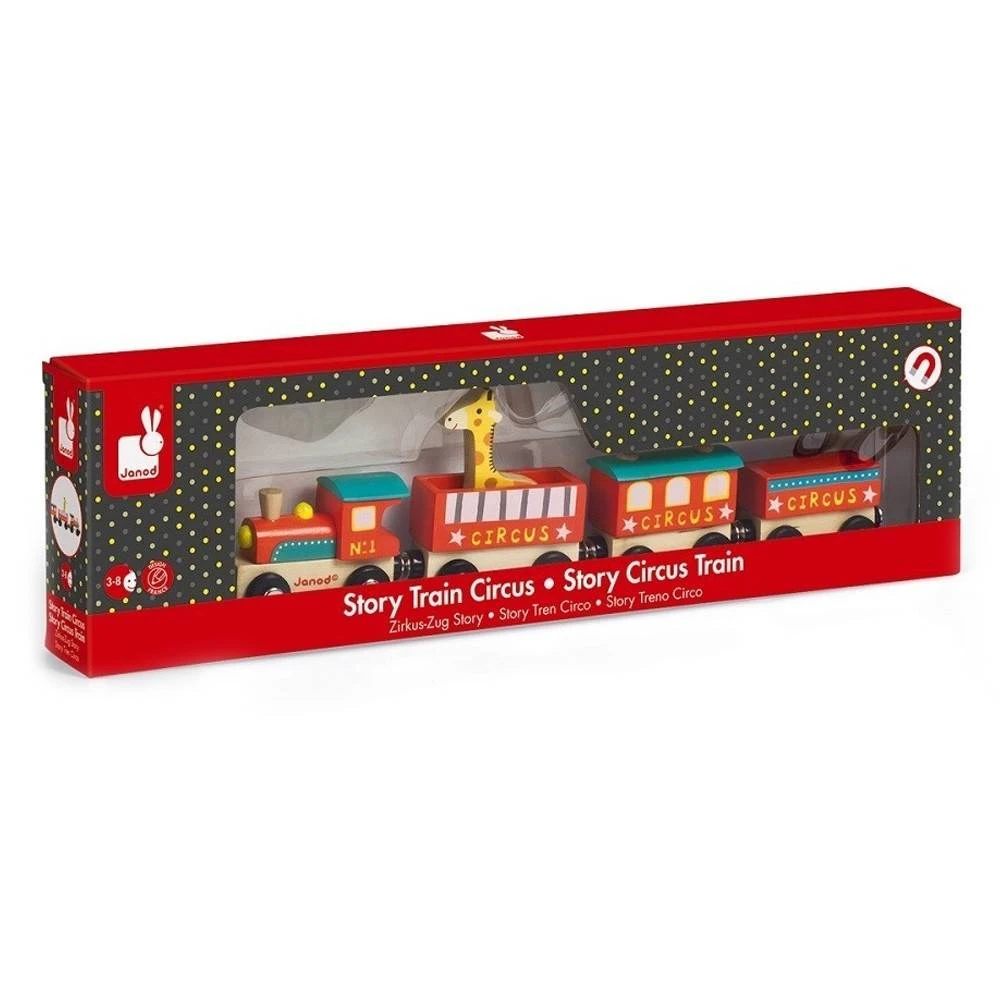 Janod Story Trein Circus 4 Janod Story Trein Circus - Afbeelding 2