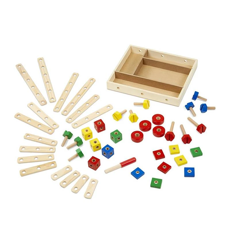 Houten Constructie Set (48st) 4 Houten Constructie Set (48st) - Afbeelding 2