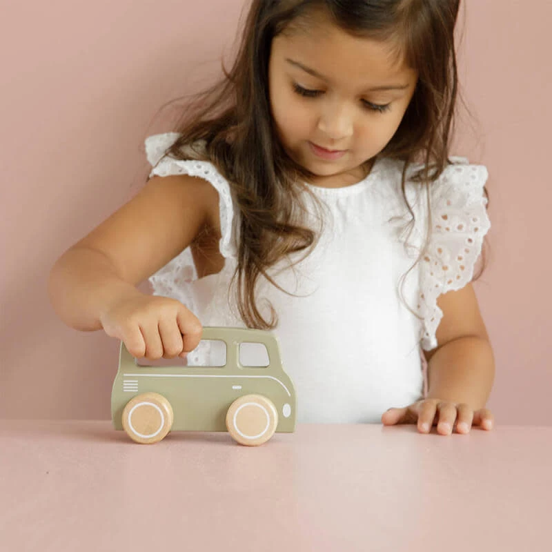 Little Dutch Busje Olijfgroen 5 Little Dutch Busje Olijfgroen - Afbeelding 3