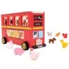 BIGJIGS Red Bus Sorter 1 BIGJIGS Red Bus Sorter -Kinderspeelgoedwinkel image 680