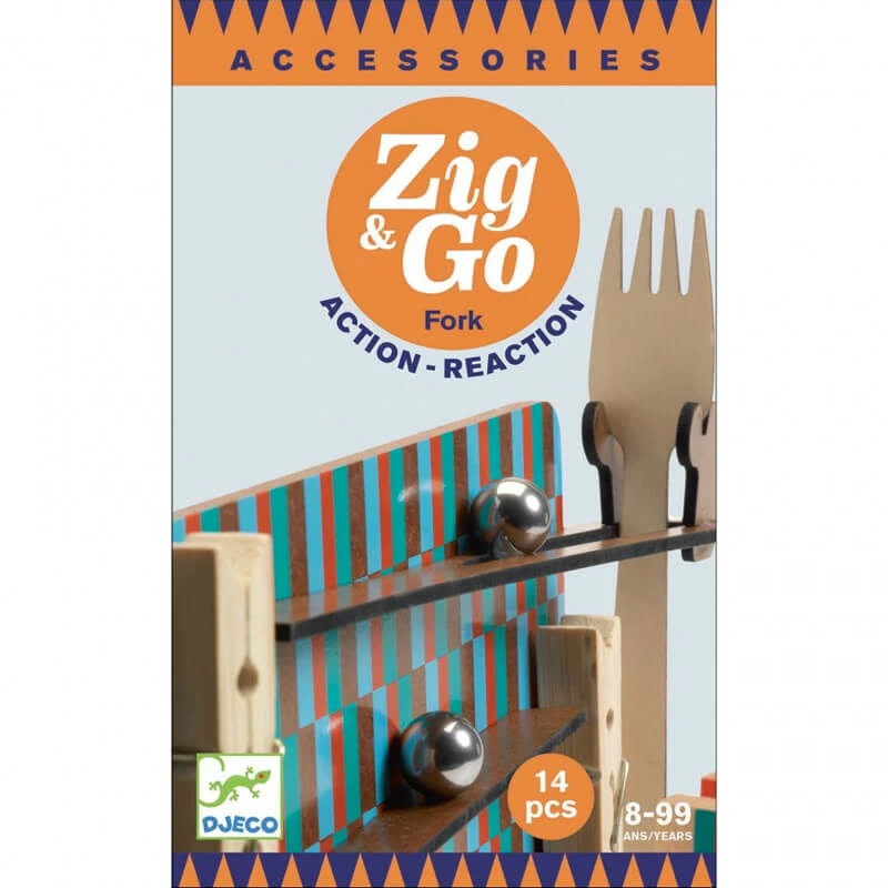 Djeco Zig & Go Uitbreiding 'Vork' 3 Djeco Zig & Go Uitbreiding 'Vork'