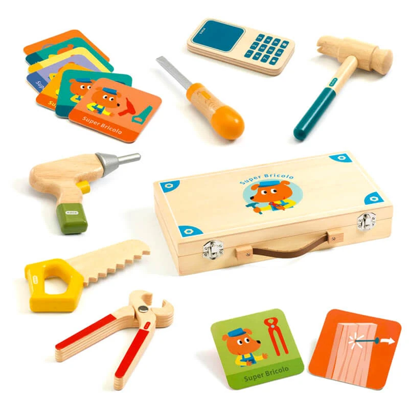 Djeco Gereedschapskoffer 5 Djeco Gereedschapskoffer - Afbeelding 3