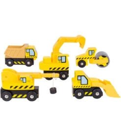 BIGJIGS Houten Werkvoertuigen