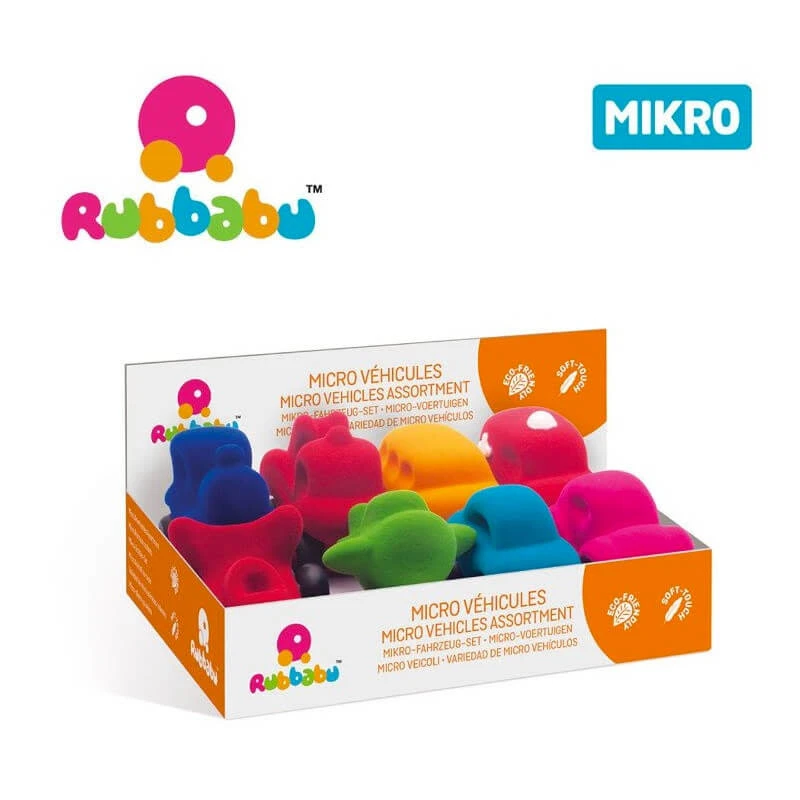 Rubbabu Micro Bus Oranje 4 Rubbabu Micro Bus Oranje - Afbeelding 2