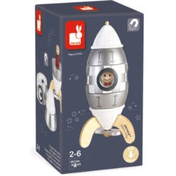 Janod Magneetset Raket Zilver 2+ -Kinderspeelgoedwinkel image 745