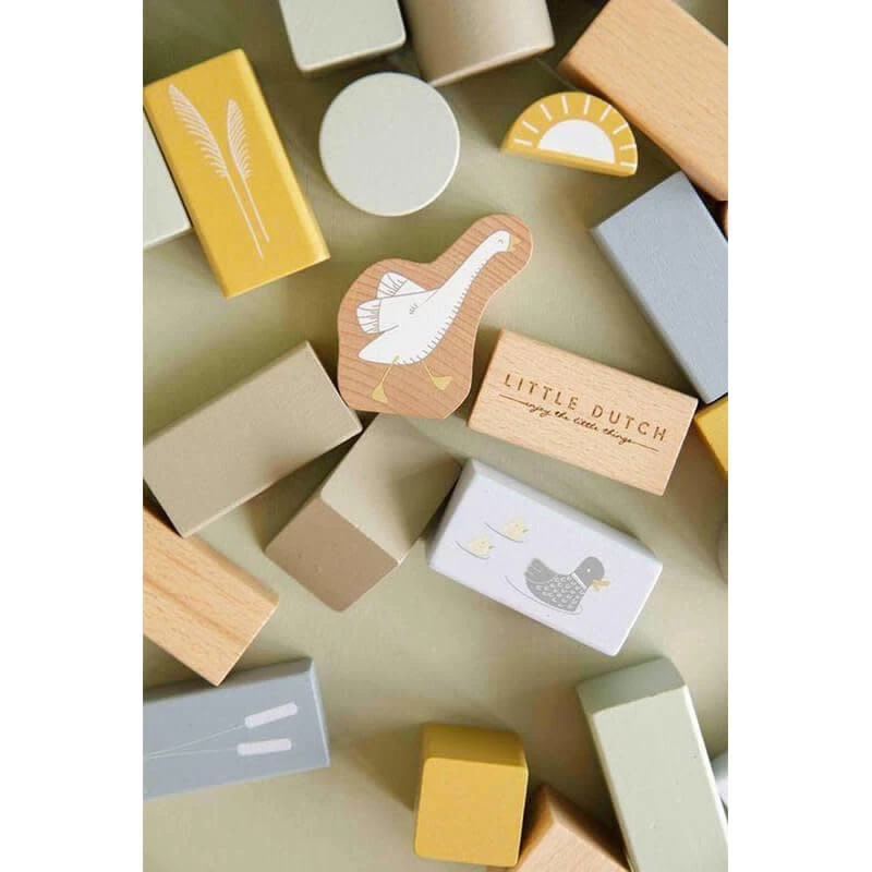 Little Dutch Houten Blokken Little Goose 2+ 6 Little Dutch Houten Blokken Little Goose 2+ - Afbeelding 4