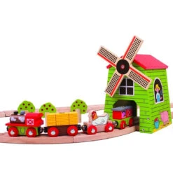 BIGJIGS Treinbaan Molen Tunnel -Kinderspeelgoedwinkel image 79