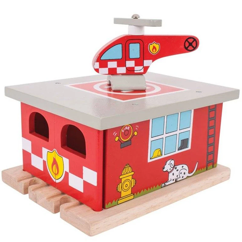 BIGJIGS Brandweer Remise Uitbreiding 3 BIGJIGS Brandweer Remise Uitbreiding