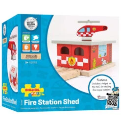 BIGJIGS Brandweer Remise Uitbreiding 11 BIGJIGS Brandweer Remise Uitbreiding -Kinderspeelgoedwinkel image 819