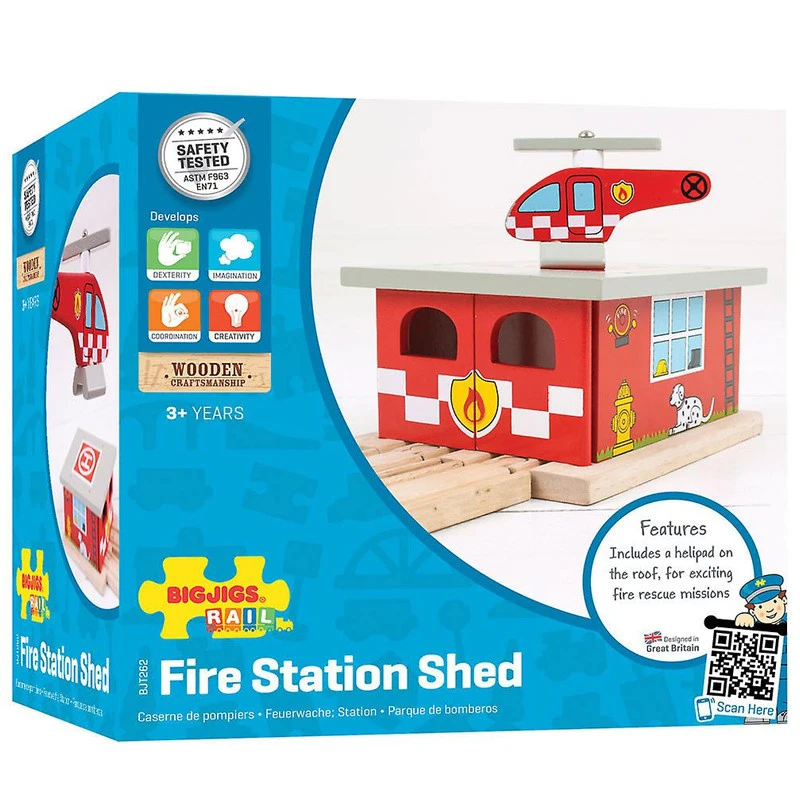 BIGJIGS Brandweer Remise Uitbreiding 7 BIGJIGS Brandweer Remise Uitbreiding - Afbeelding 5