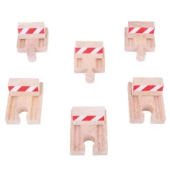 BIGJIGS Treinbaan Buffers (6st)