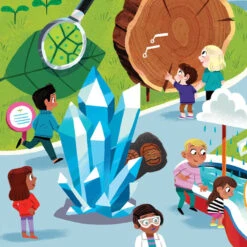 Crocodile Creek Silhouet Puzzel - Wetenschaps Museum (48st) 4+ -Kinderspeelgoedwinkel image 956