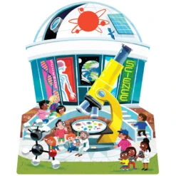 Crocodile Creek Silhouet Puzzel - Wetenschaps Museum (48st) 4+ -Kinderspeelgoedwinkel image 957